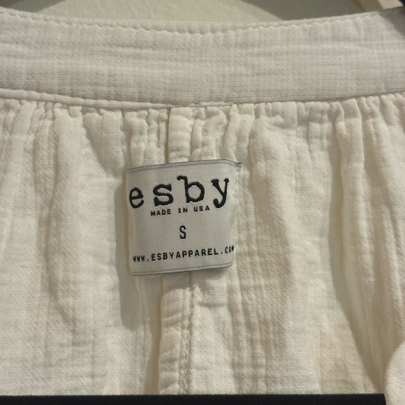 Esby Lily Top in Natural Ivory Organic Cotton - Size Small - Picture 5 of 7